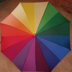 NWOT MoMA beautiful colorful large umbrella